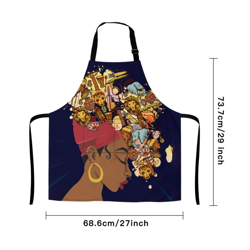 African Culture Art Print Apron