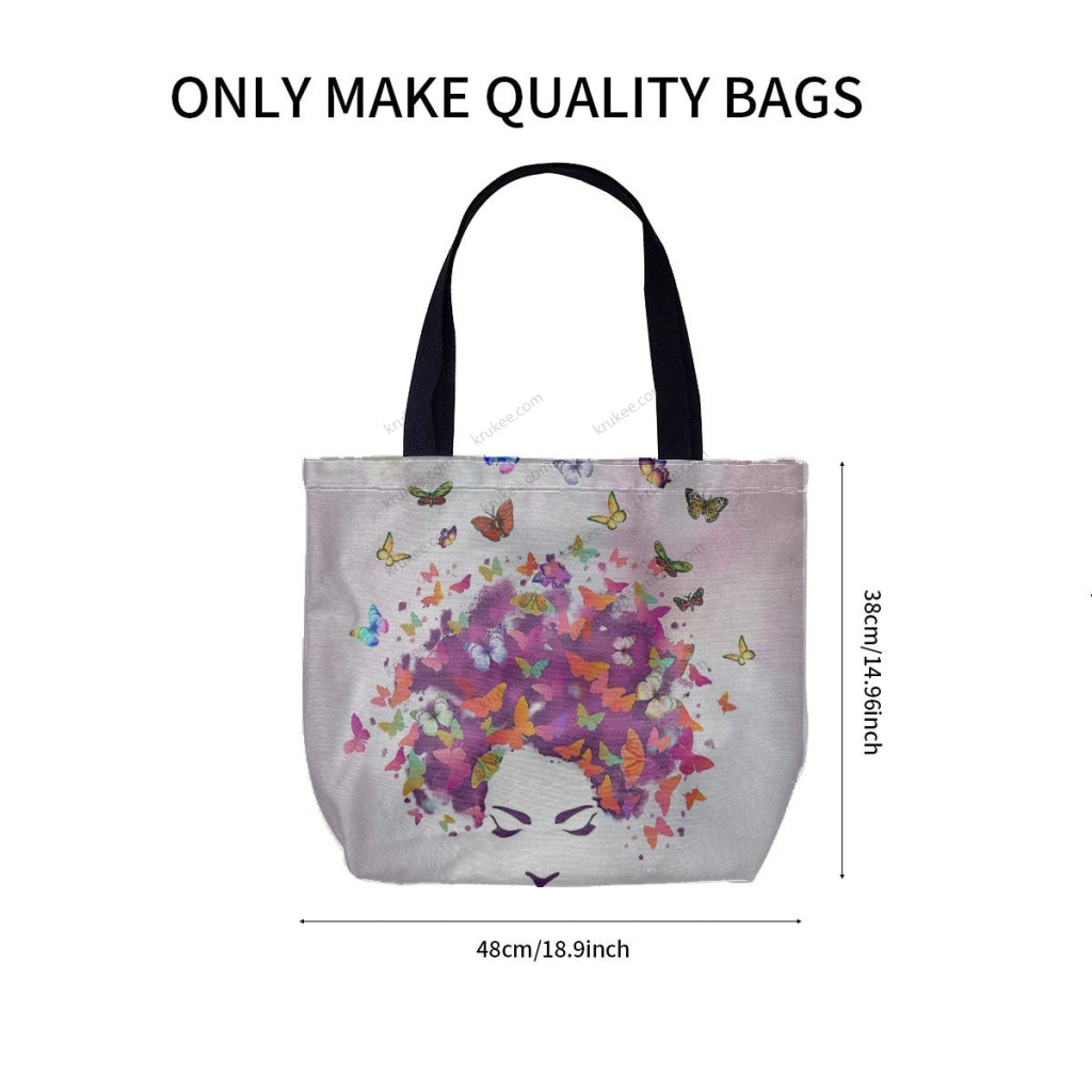 African Culture Art Printcanvas Tote Bag