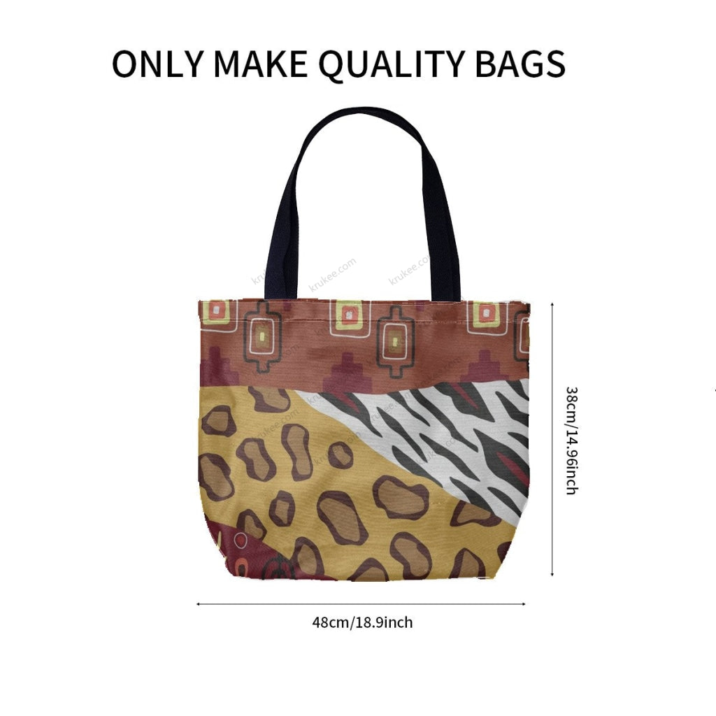 African Culture Art Printcanvas Tote Bag