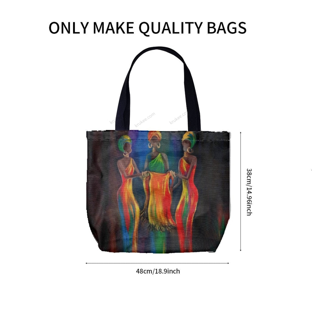 African Culture Art Printcanvas Tote Bag
