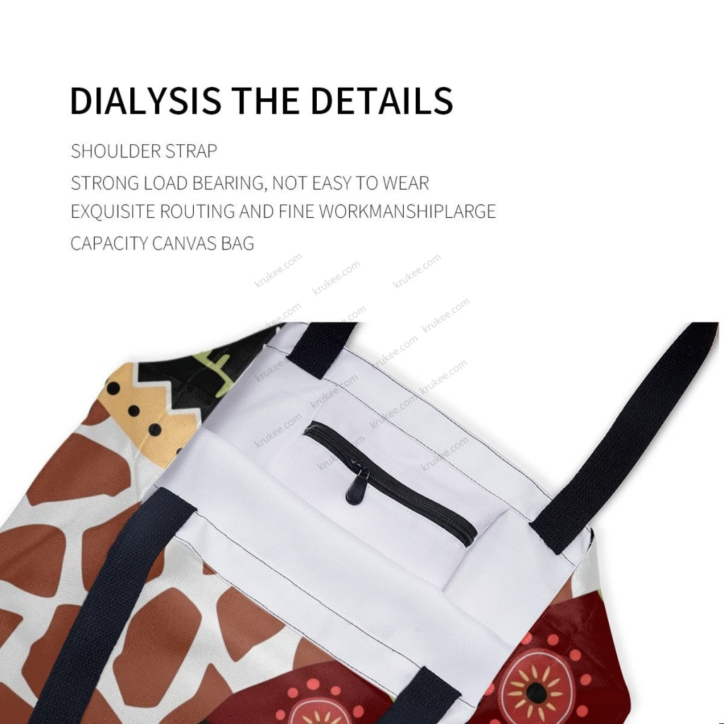 African Culture Art Printcanvas Tote Bag