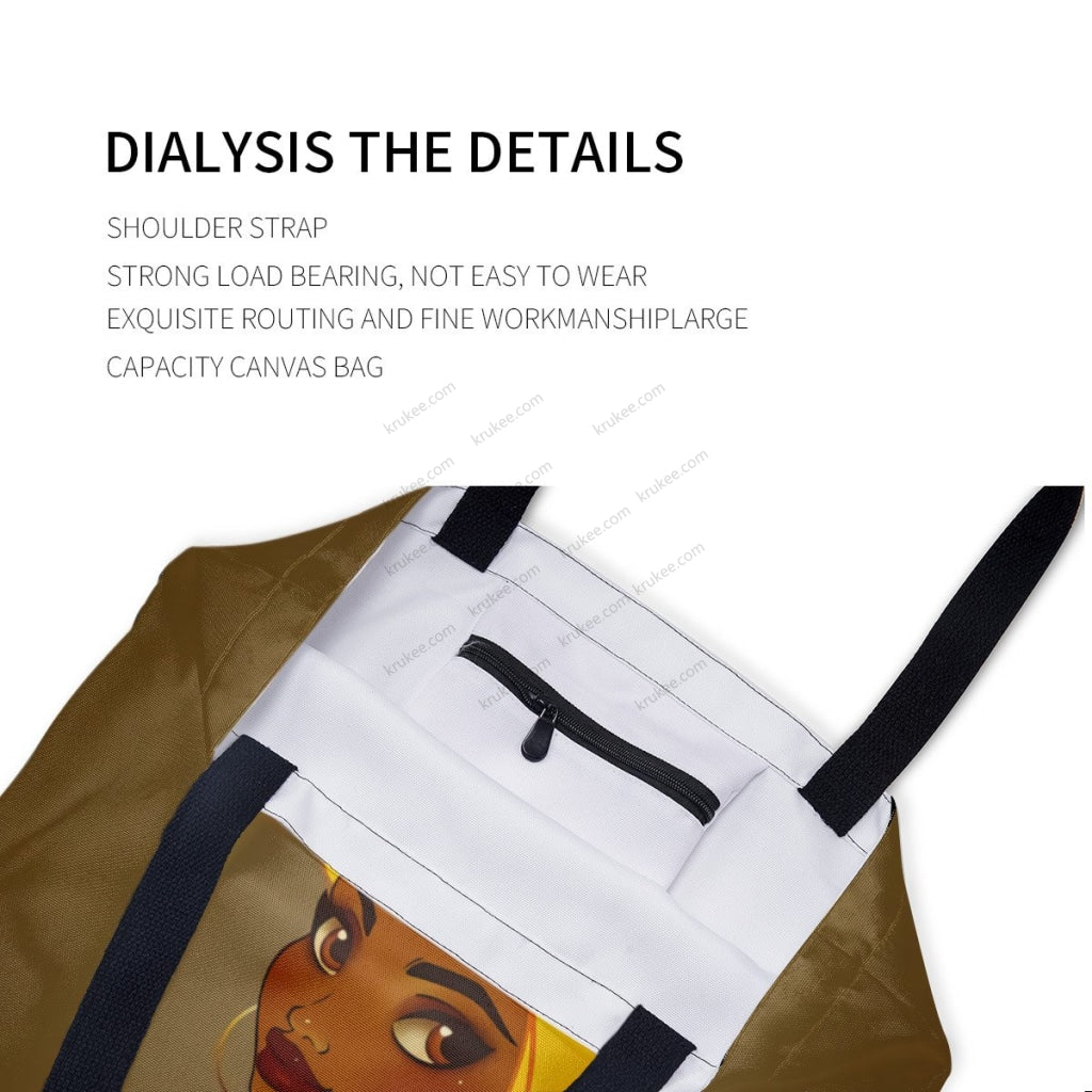 African Culture Art Printcanvas Tote Bag