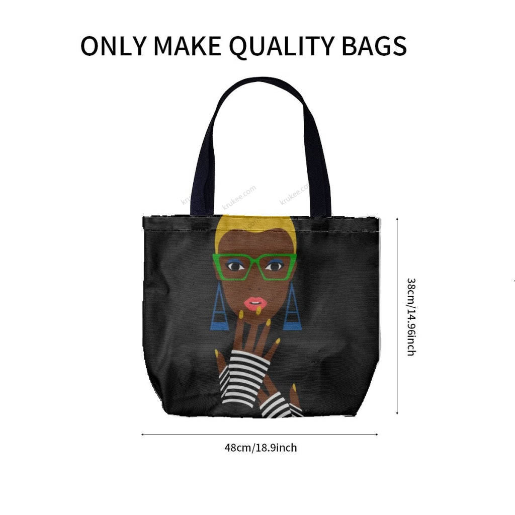 African Culture Art Printcanvas Tote Bag