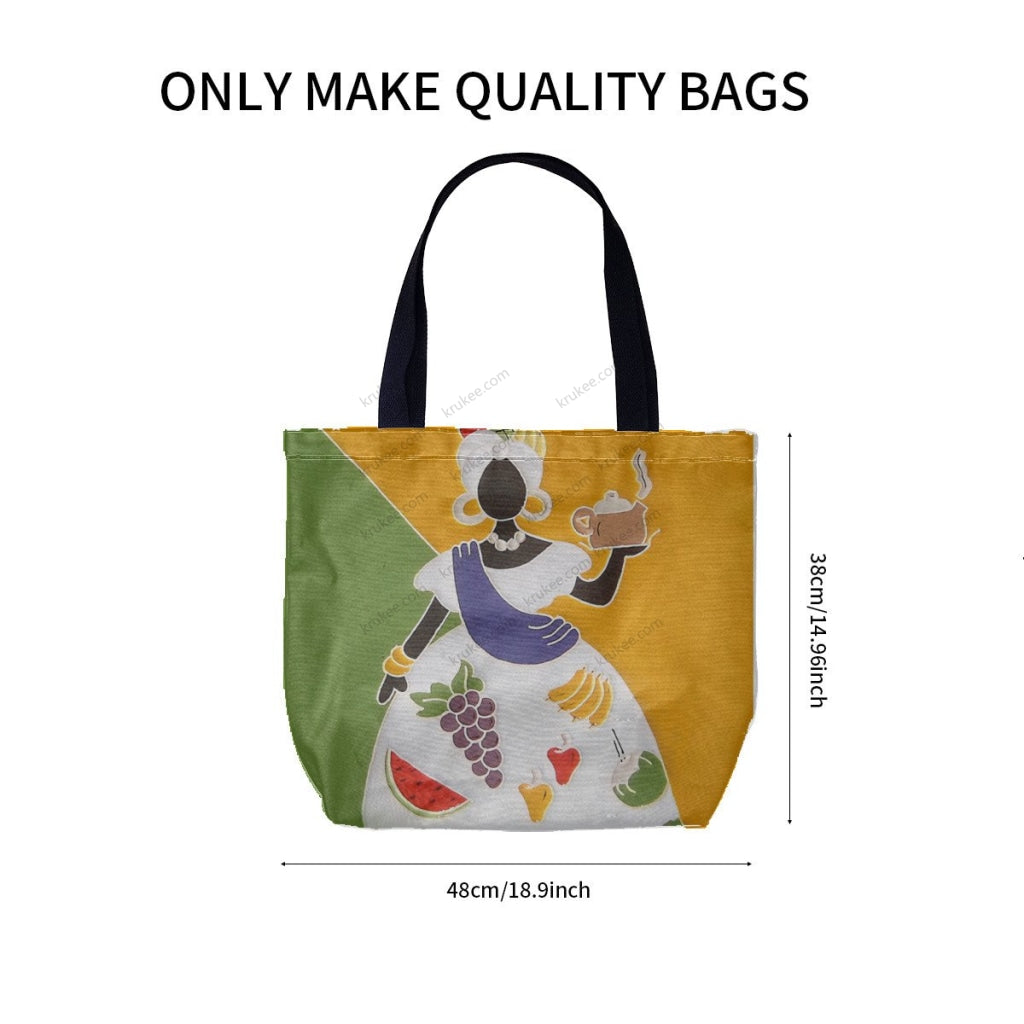 African Culture Art Printcanvas Tote Bag