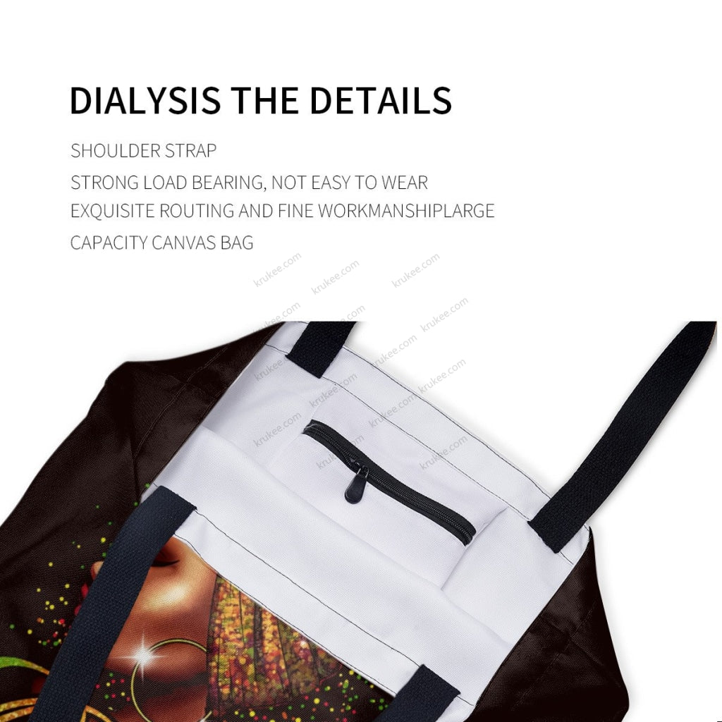 African Culture Art Printcanvas Tote Bag