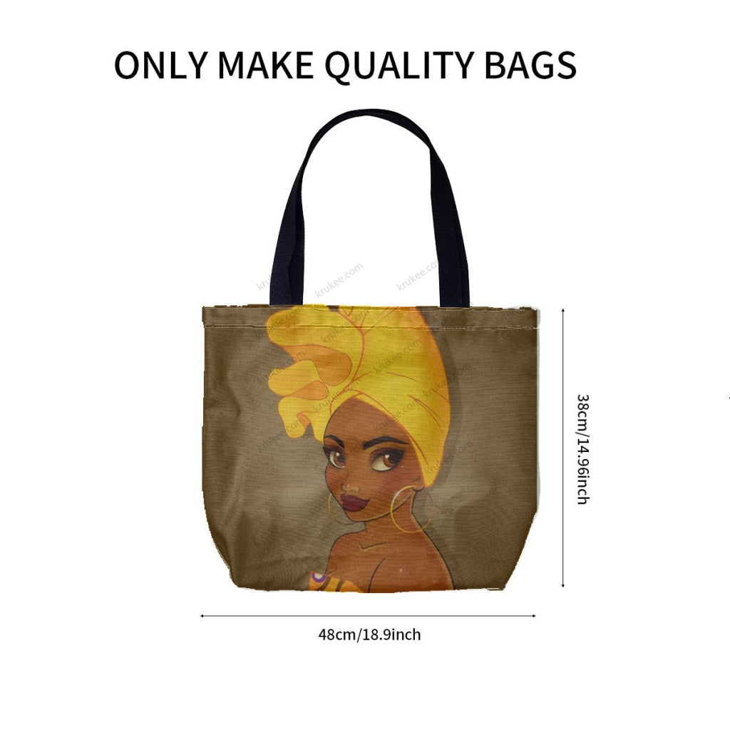 African Culture Art Printcanvas Tote Bag