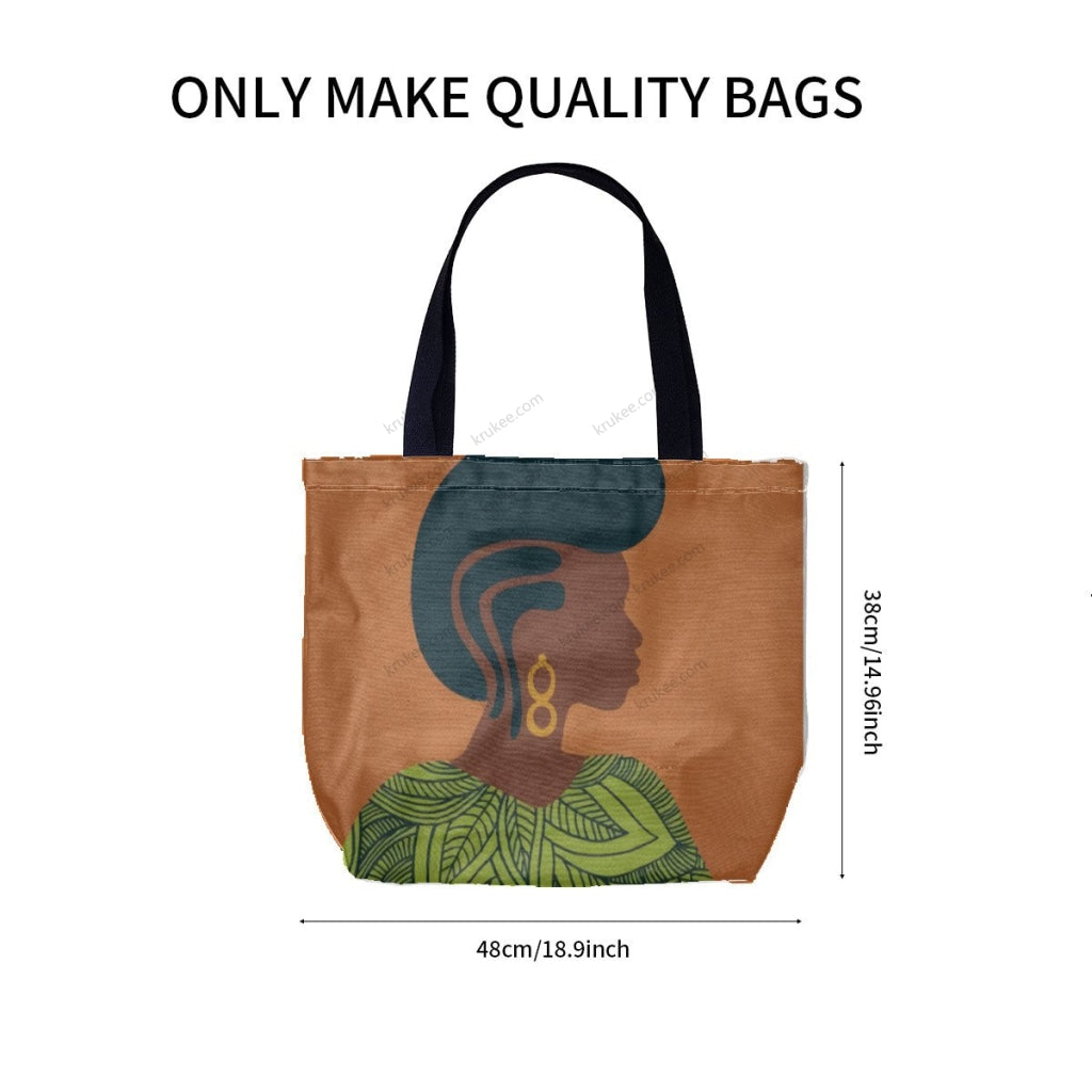 African Culture Art Printcanvas Tote Bag