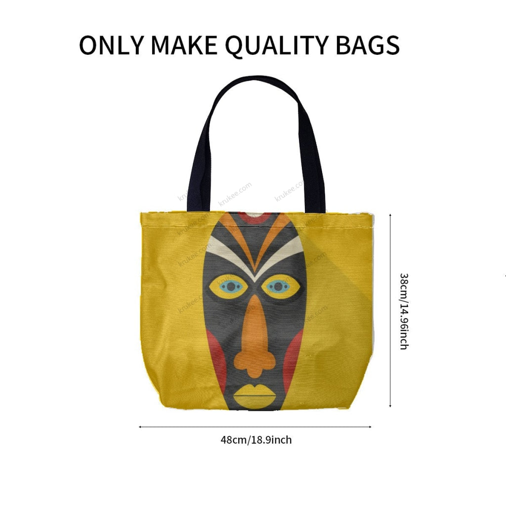 African Culture Art Printcanvas Tote Bag