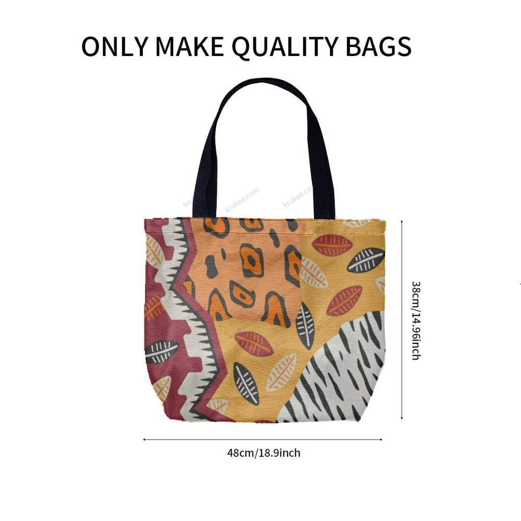 African Culture Art Printcanvas Tote Bag