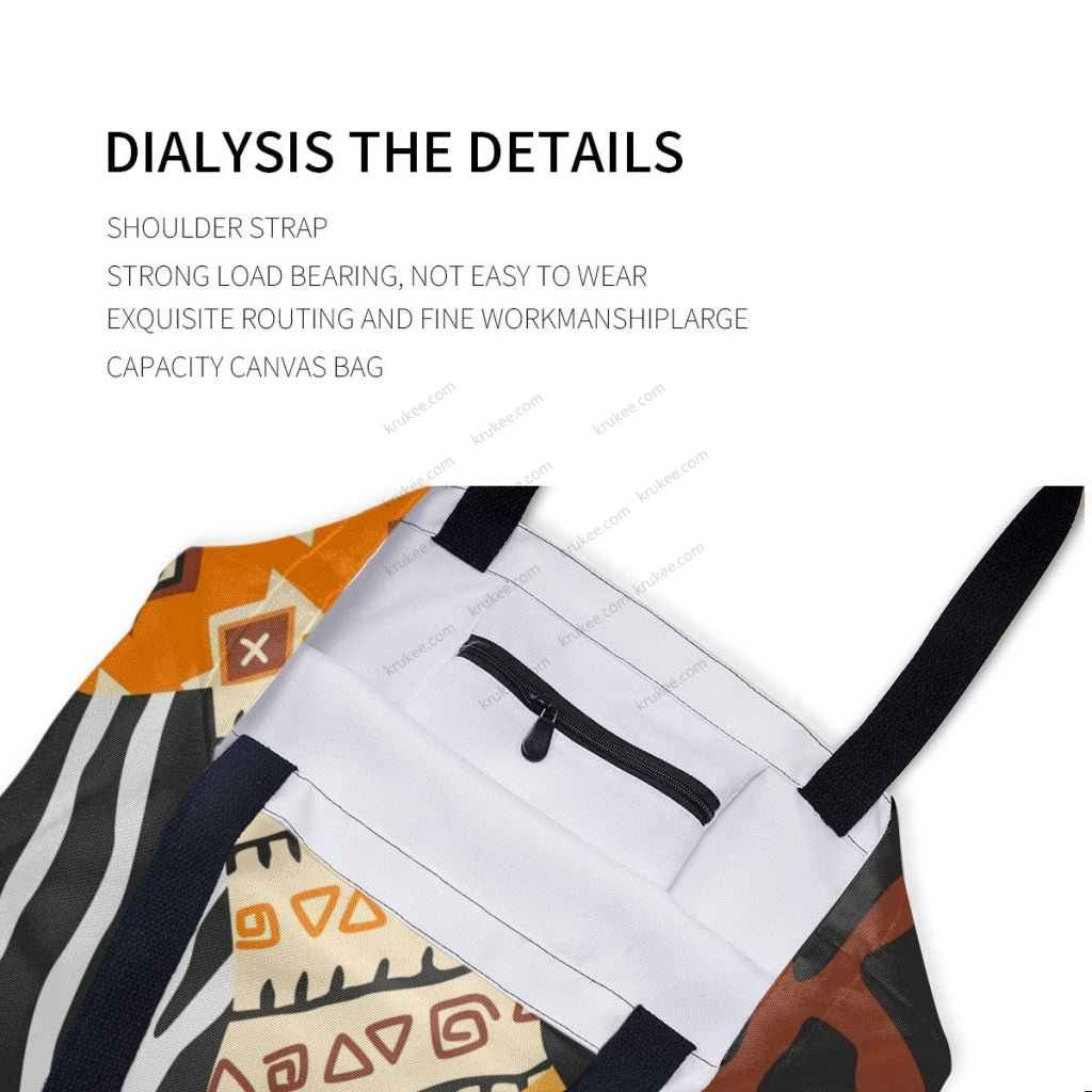 African Culture Art Printcanvas Tote Bag