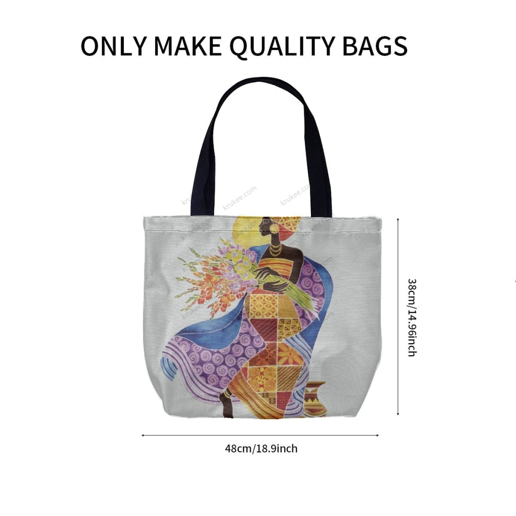 African Culture Art Printcanvas Tote Bag