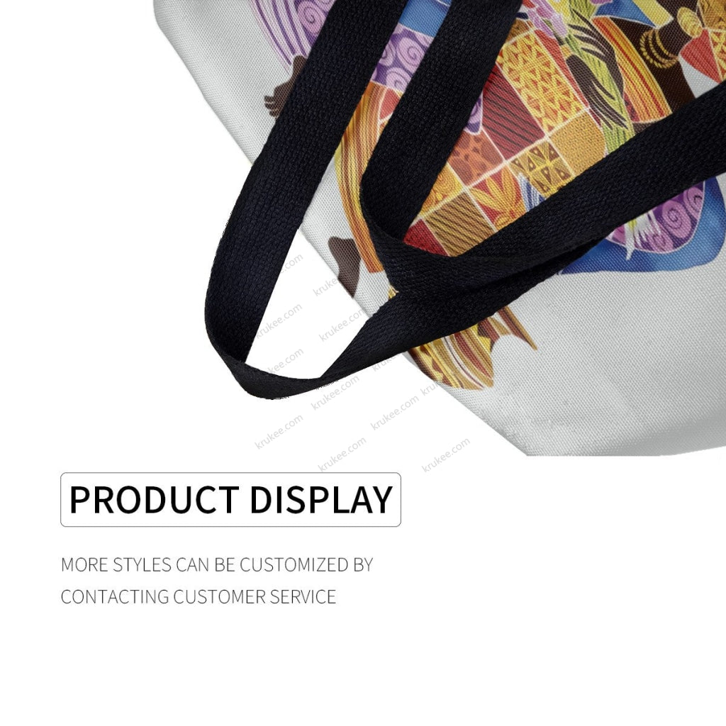 African Culture Art Printcanvas Tote Bag