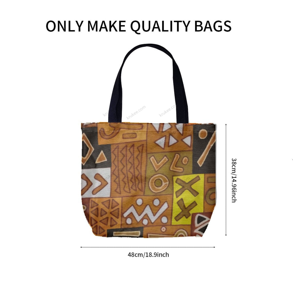 African Culture Art Printcanvas Tote Bag
