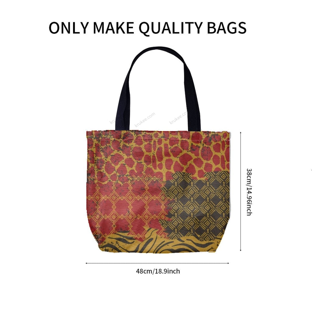 African Culture Art Printcanvas Tote Bag