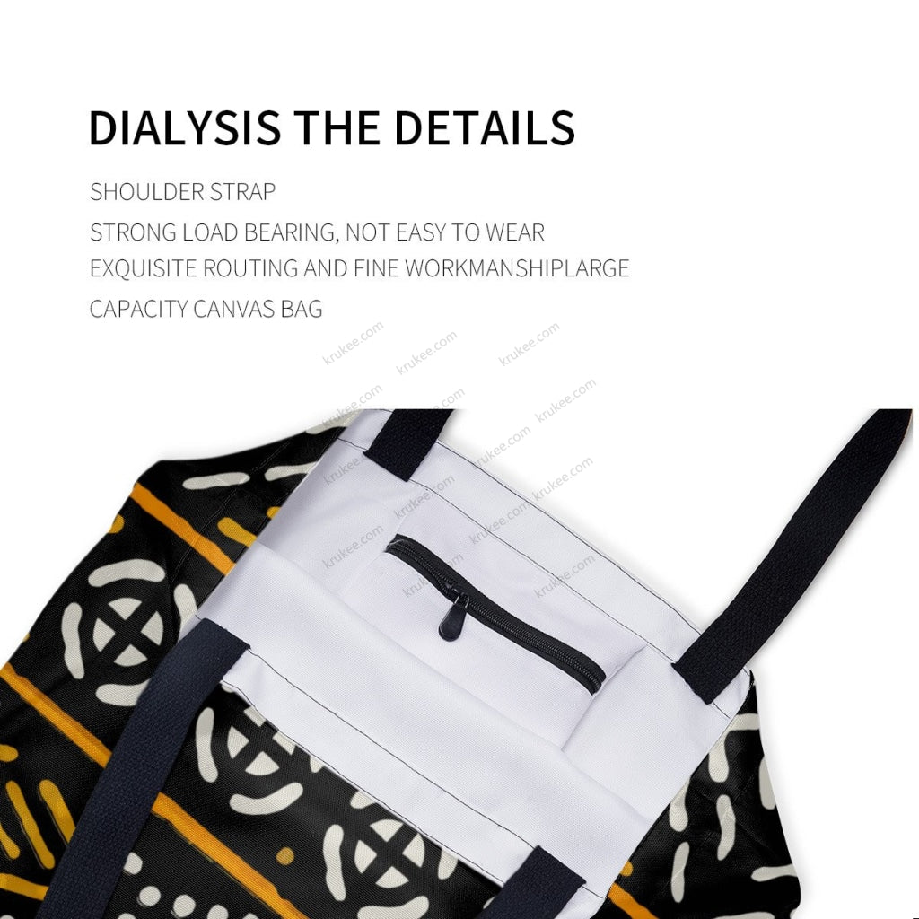 African Culture Art Printcanvas Tote Bag