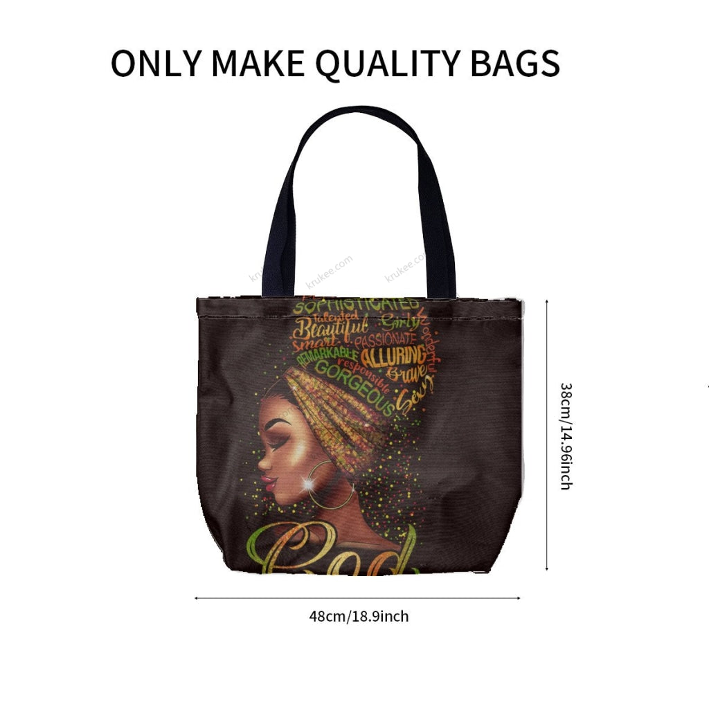 African Culture Art Printcanvas Tote Bag