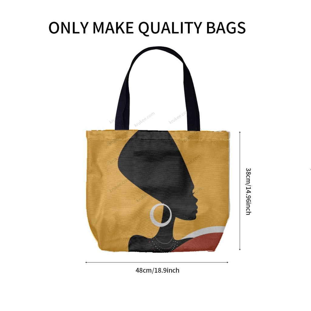 African Culture Art Printcanvas Tote Bag
