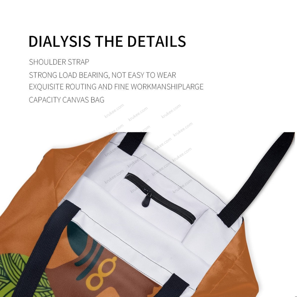 African Culture Art Printcanvas Tote Bag