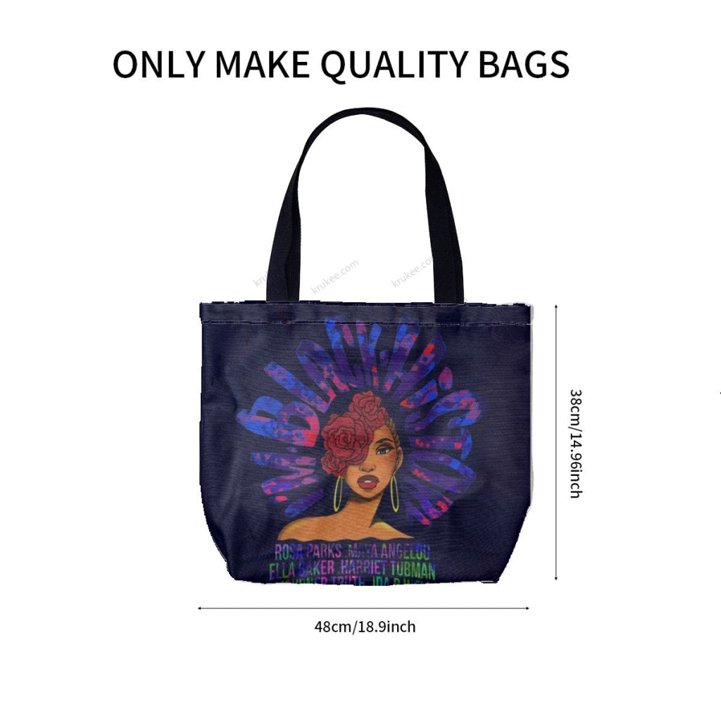 African Culture Art Printcanvas Tote Bag