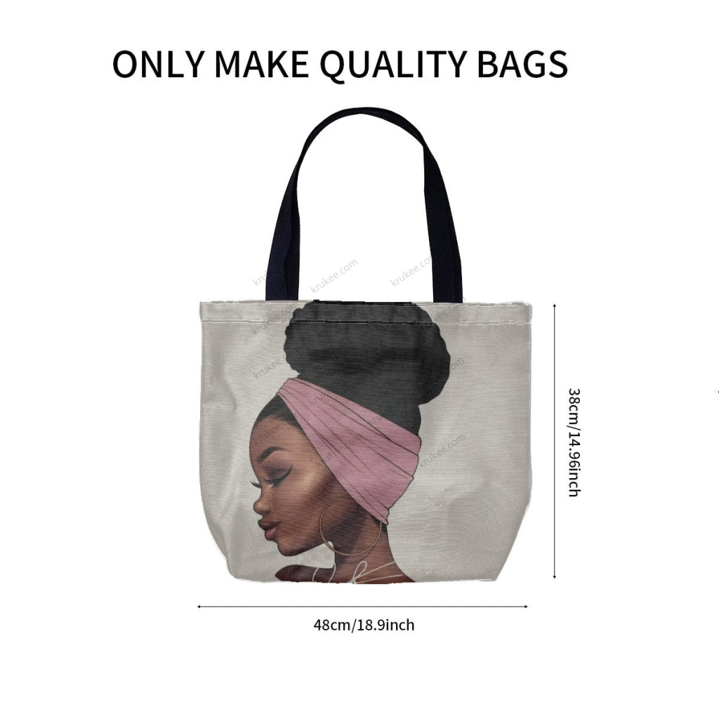 African Culture Art Printcanvas Tote Bag