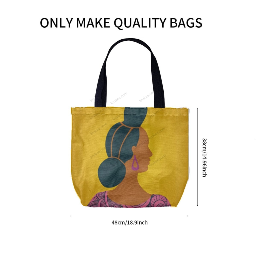 African Culture Art Printcanvas Tote Bag