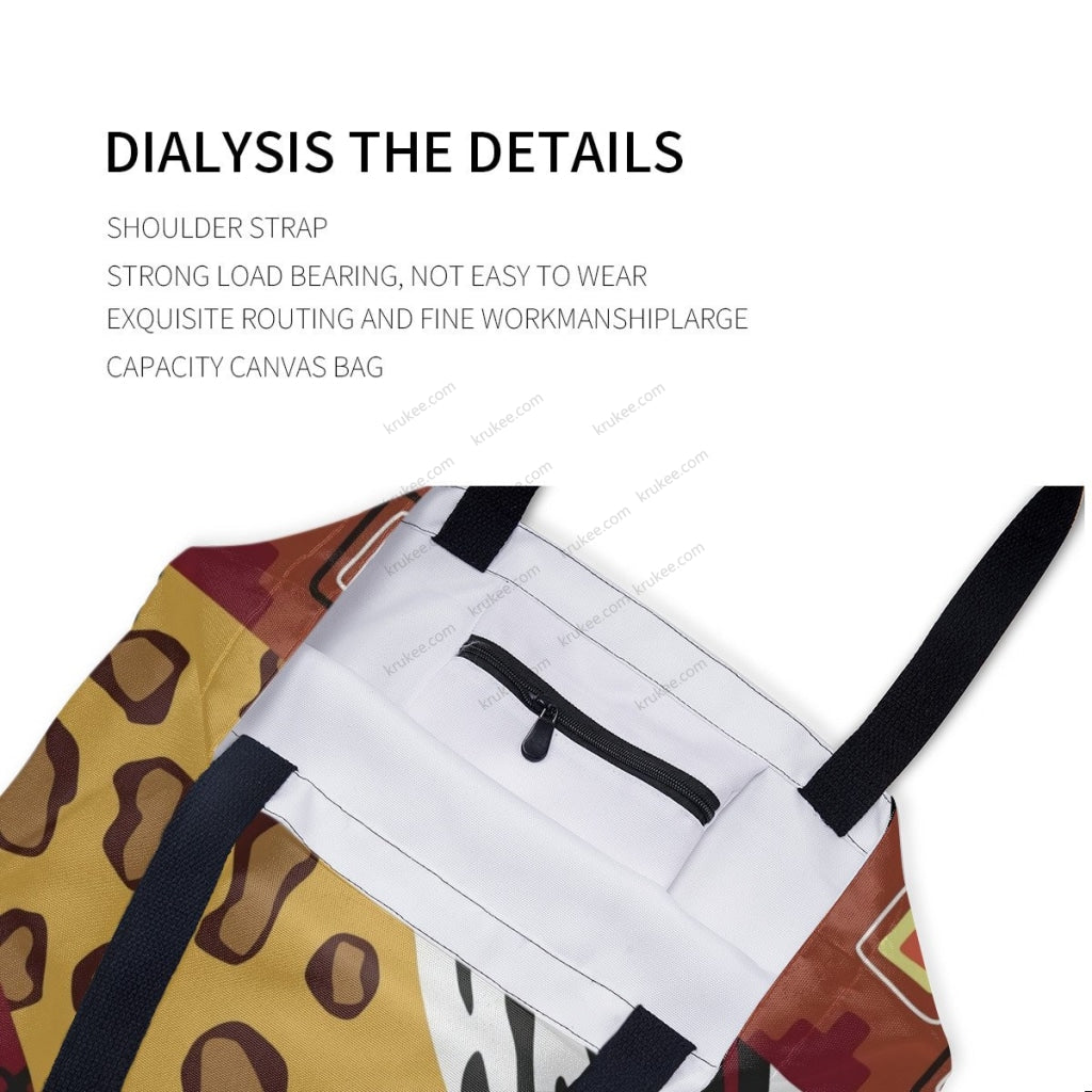 African Culture Art Printcanvas Tote Bag