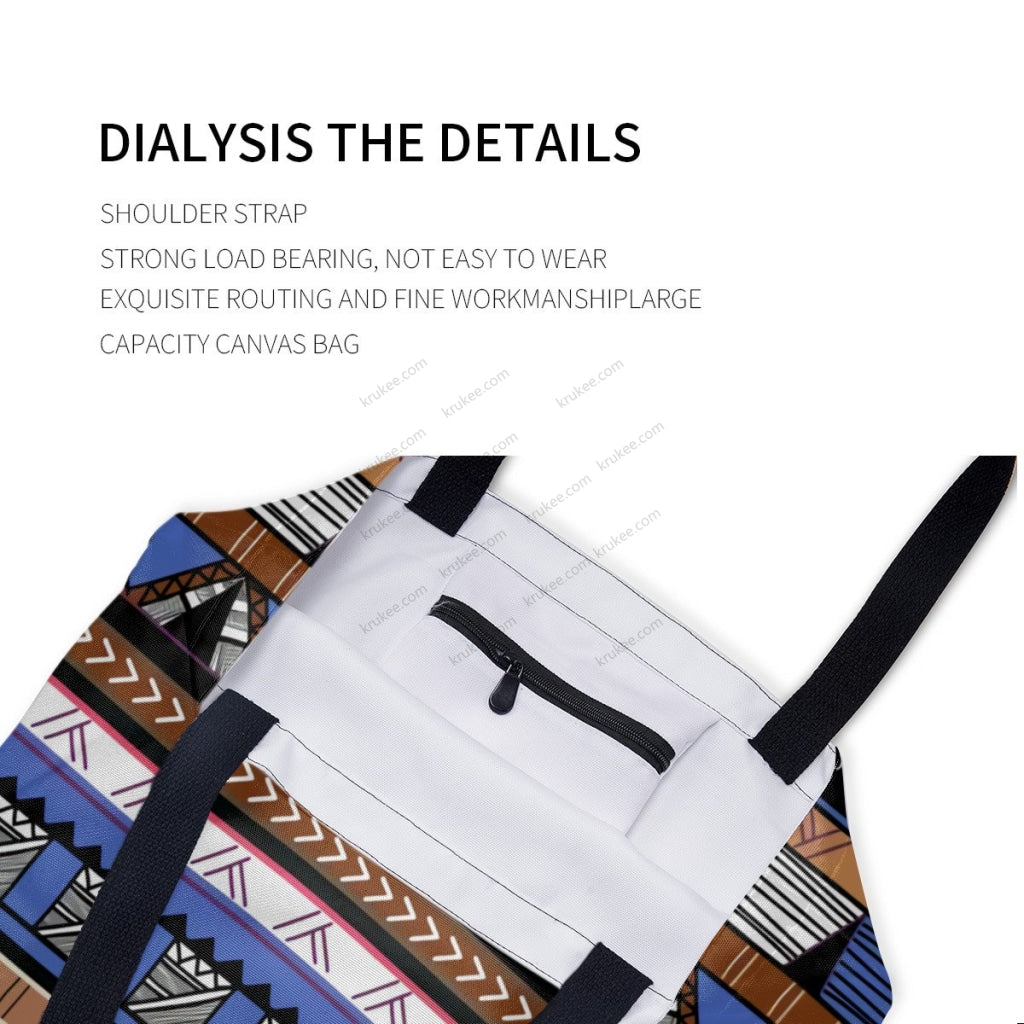 African Culture Art Printcanvas Tote Bag