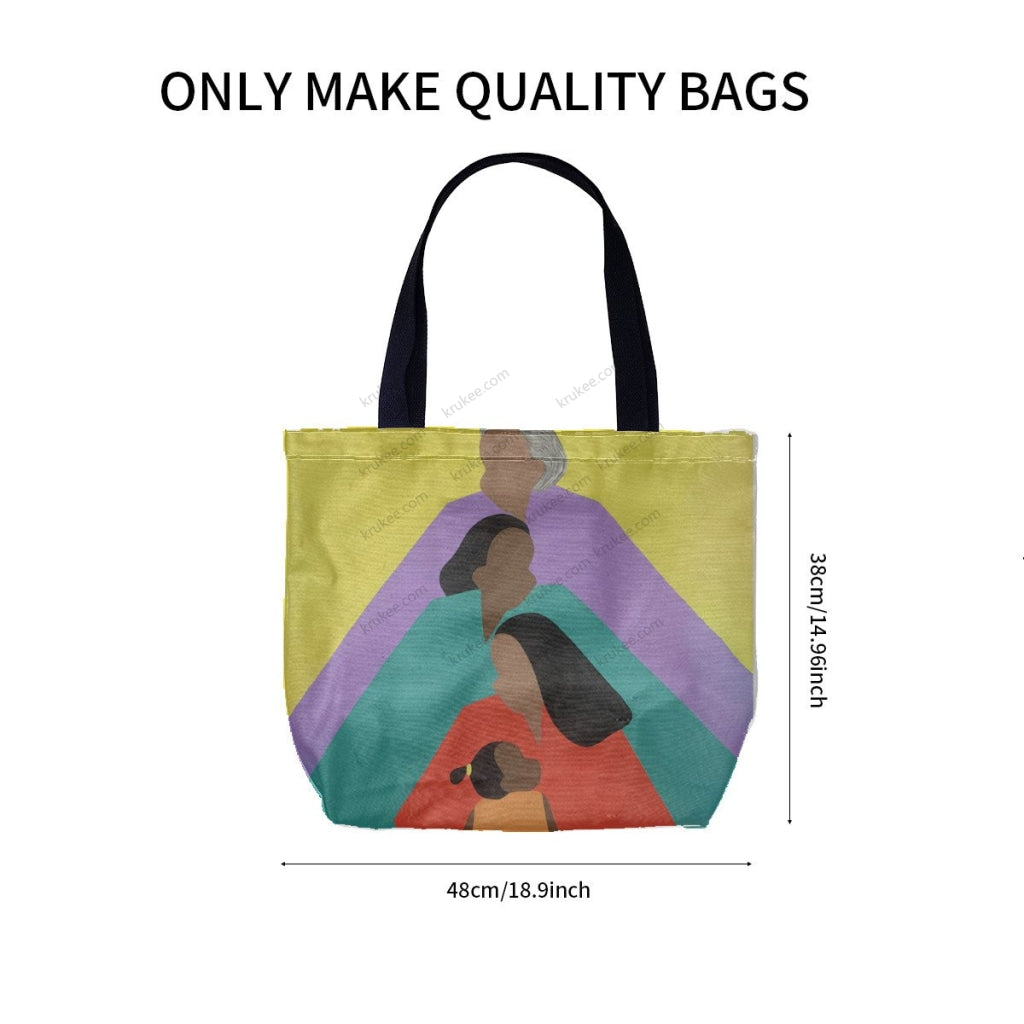 African Culture Art Printcanvas Tote Bag