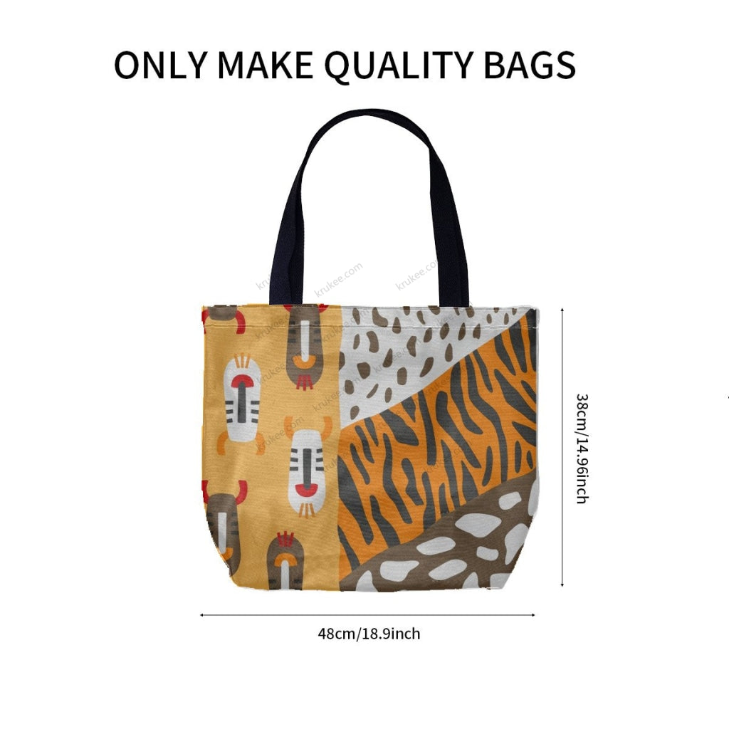 African Culture Art Printcanvas Tote Bag