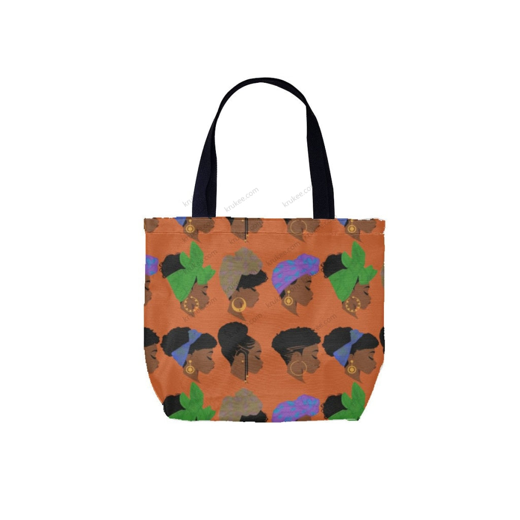 African Culture Art Printcanvas Tote Bag White / One Size