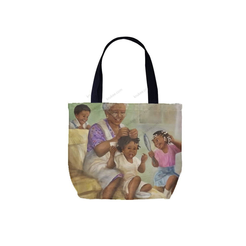 African Culture Art Printcanvas Tote Bag White / One Size