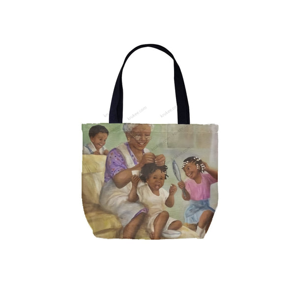African Culture Art Printcanvas Tote Bag White / One Size