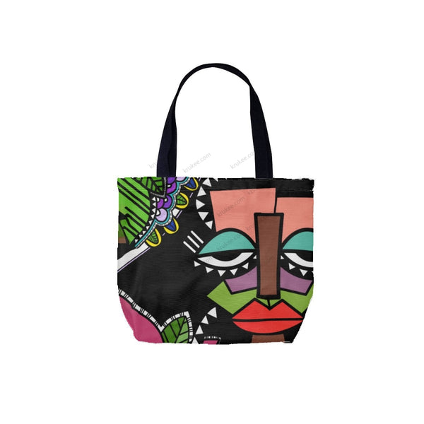 African Culture Art Printcanvas Tote Bag White / One Size