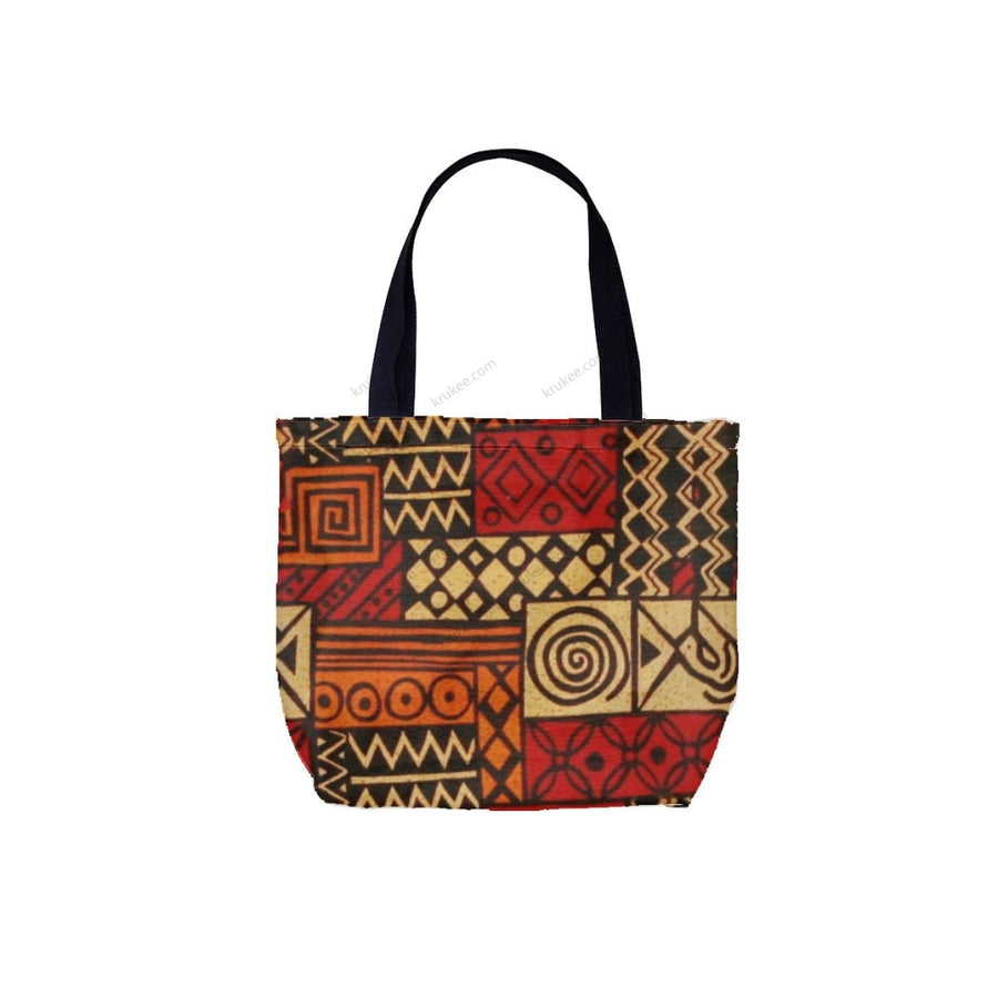 African Culture Art Printcanvas Tote Bag White / One Size