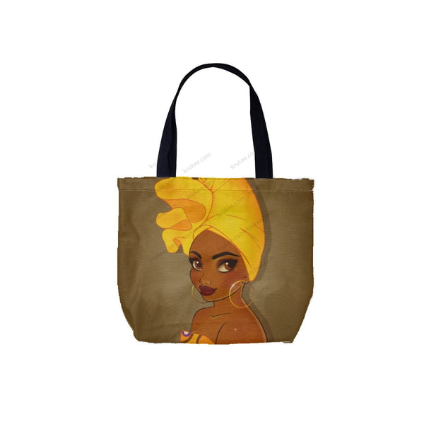 African Culture Art Printcanvas Tote Bag White / One Size