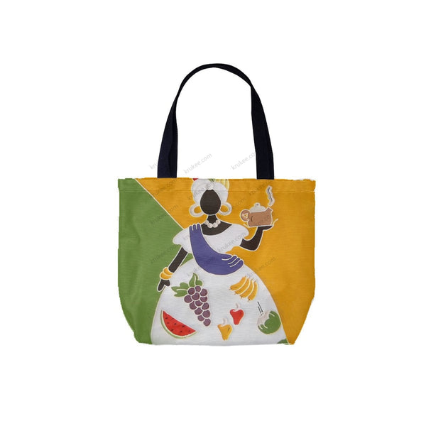 African Culture Art Printcanvas Tote Bag White / One Size