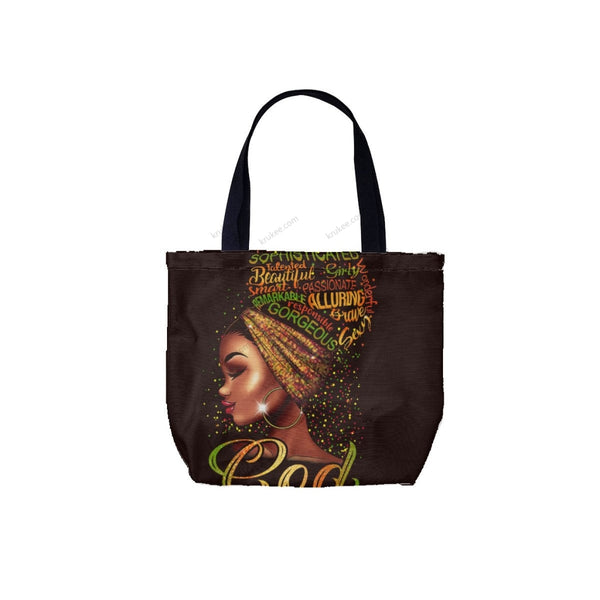 African Culture Art Printcanvas Tote Bag White / One Size