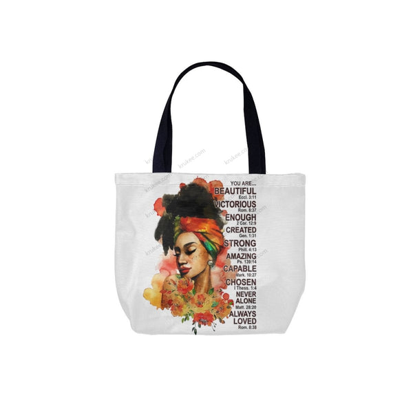 African Culture Art Printcanvas Tote Bag White / One Size