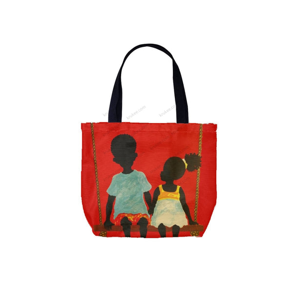 African Culture Art Printcanvas Tote Bag White / One Size
