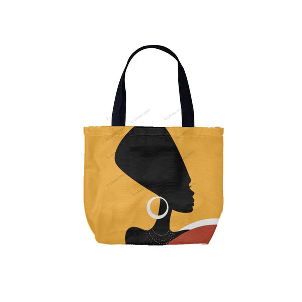 African Culture Art Printcanvas Tote Bag White / One Size
