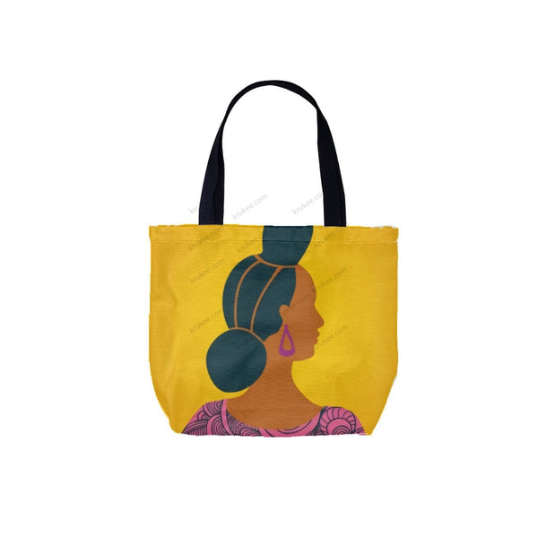 African Culture Art Printcanvas Tote Bag White / One Size