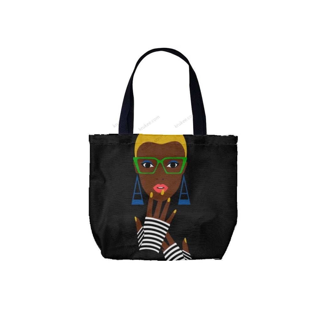 African Culture Art Printcanvas Tote Bag White / One Size
