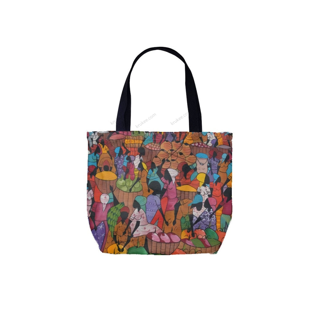 African Culture Art Printcanvas Tote Bag White / One Size