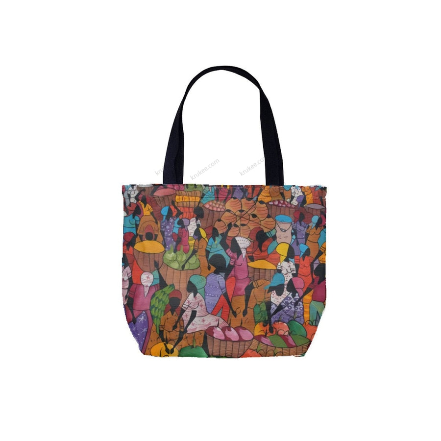 African Culture Art Printcanvas Tote Bag White / One Size