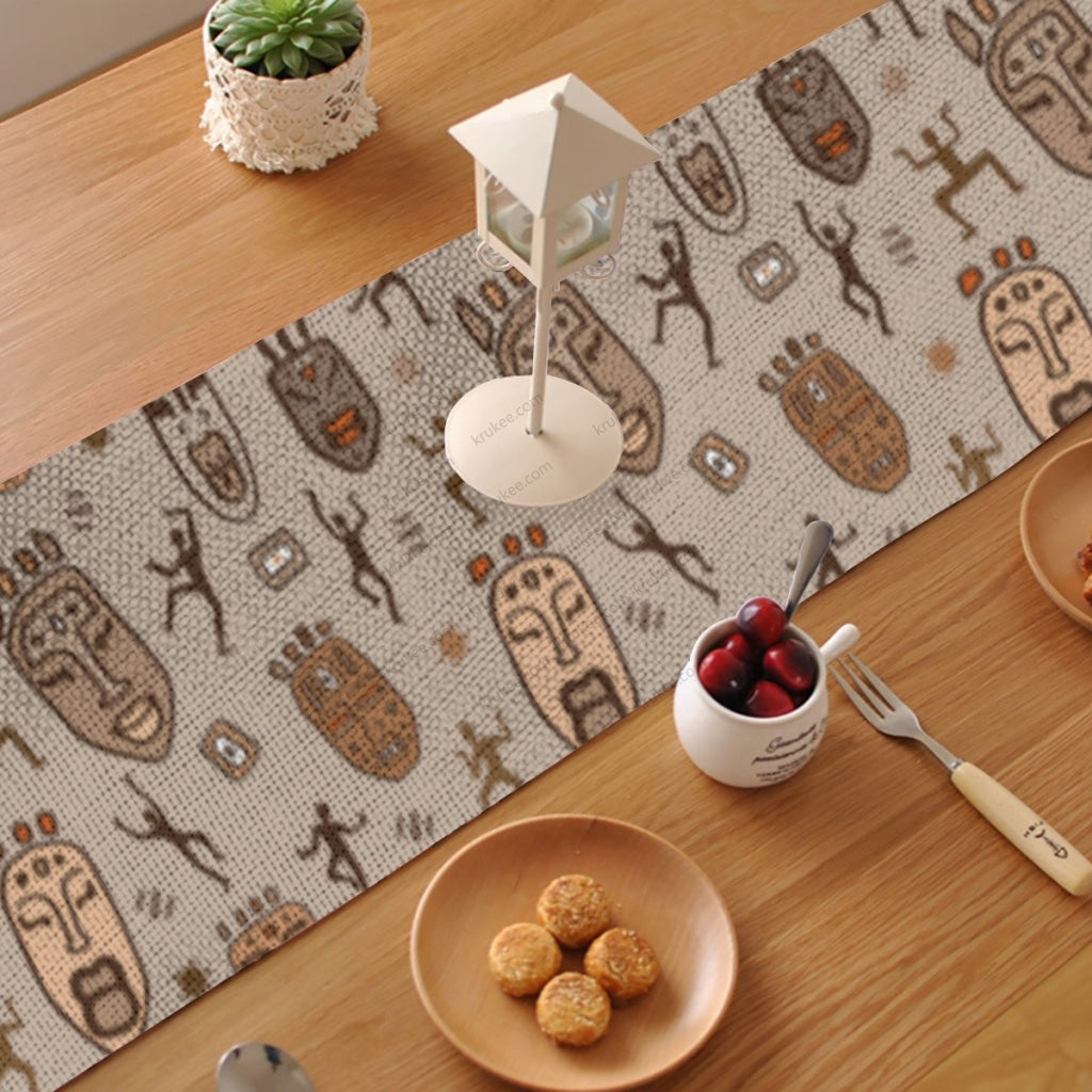 African Culture Art Table Runners – Krukee