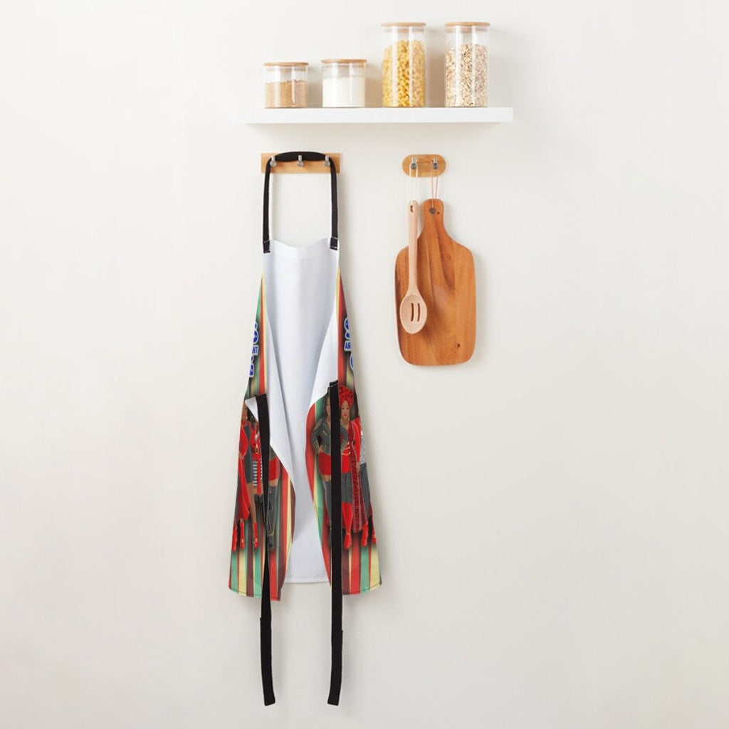 Afro-Art Sistas Are Small Elegant Gang Apron - Plz Note In Order The Number Of Sisters