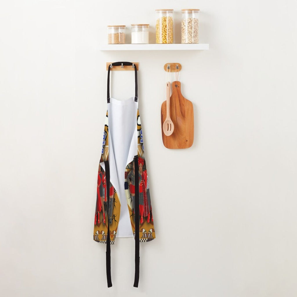 Afro-Art Sistas Are Small Elegant Gang Apron - Plz Note In Order The Number Of Sisters