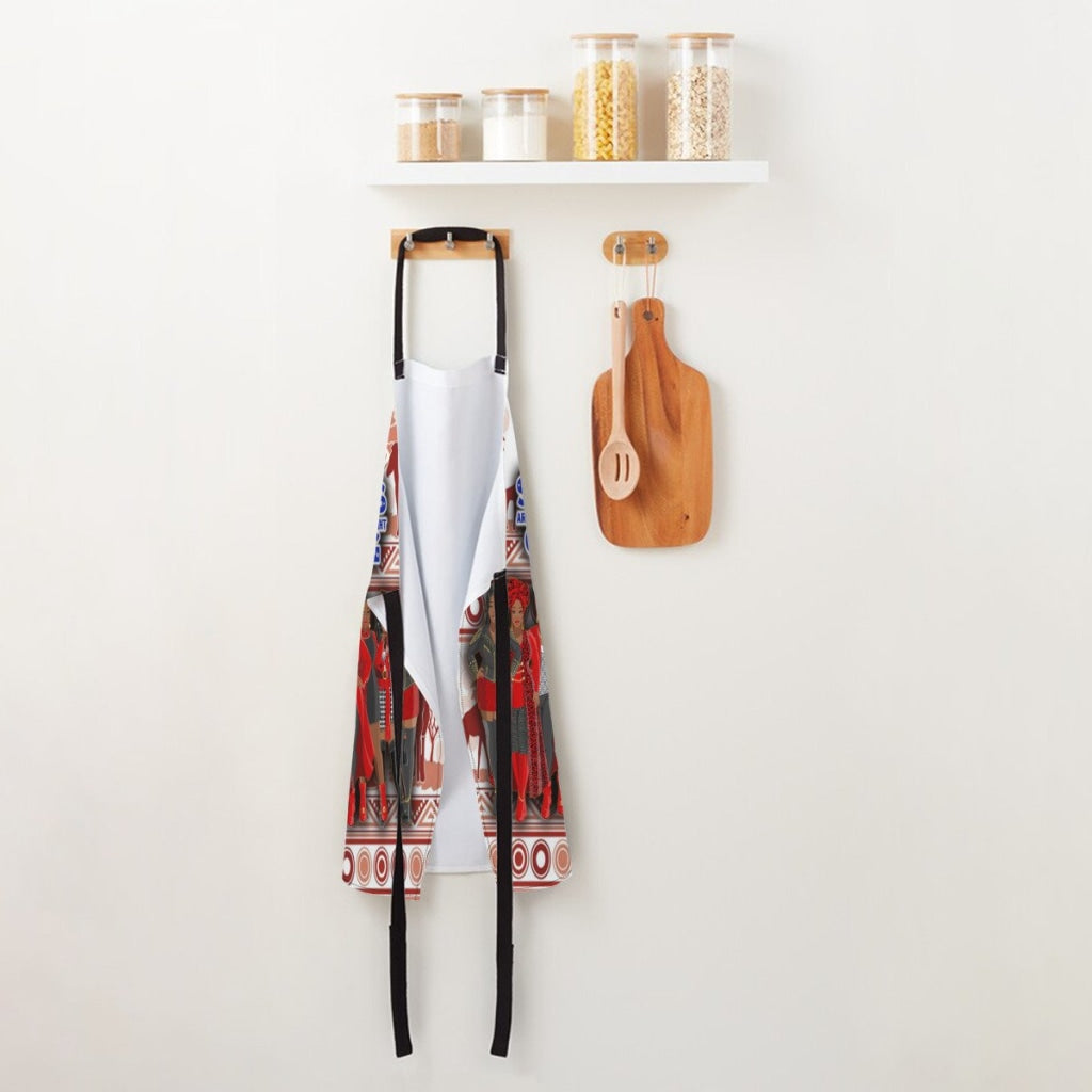 Afro-Art Sistas Are Small Elegant Gang Apron - Plz Note In Order The Number Of Sisters