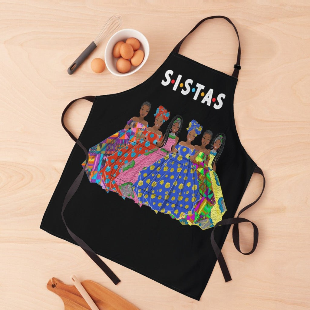 Apron For Sistas White / One Size