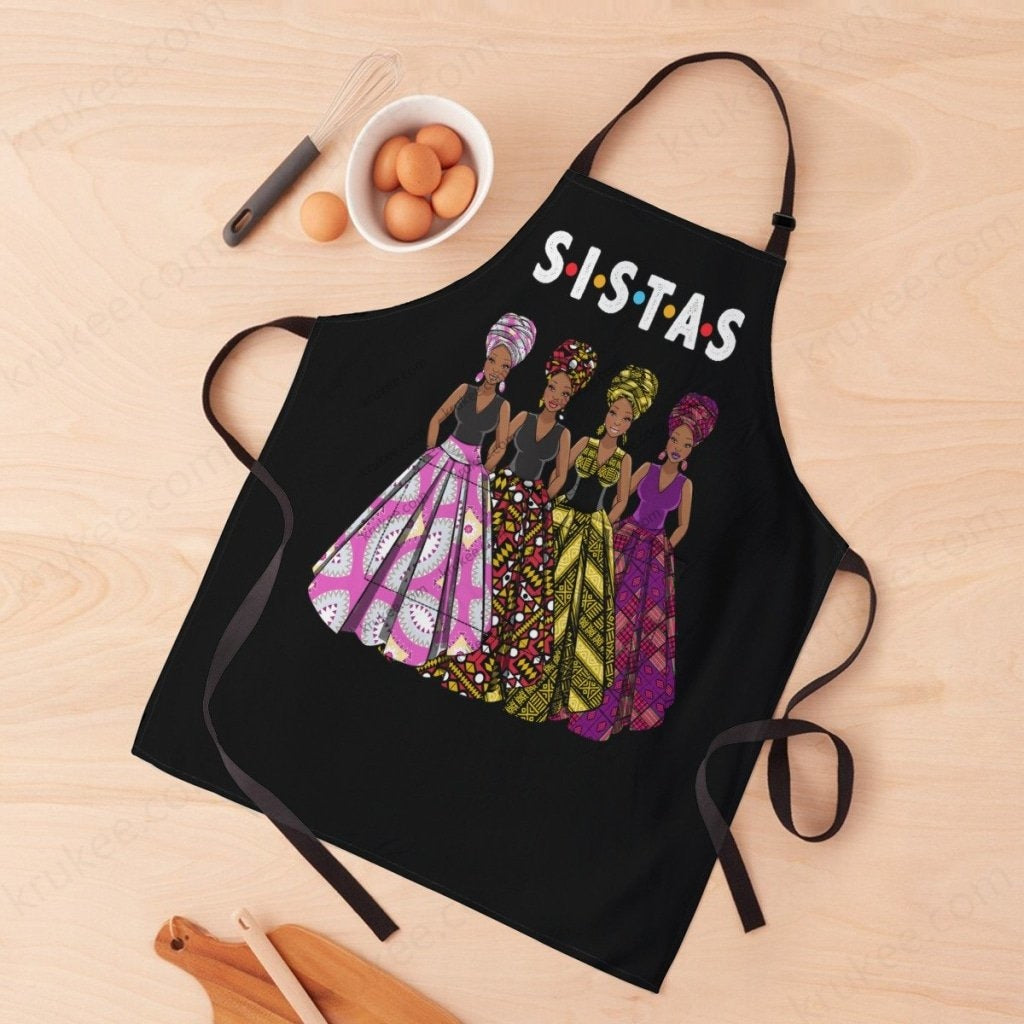 Apron For Sistas White / One Size 4